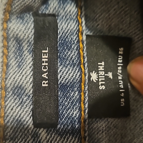 Thrills Rachel Mid Straight Jean - Garage Blue - Picture 5 of 6